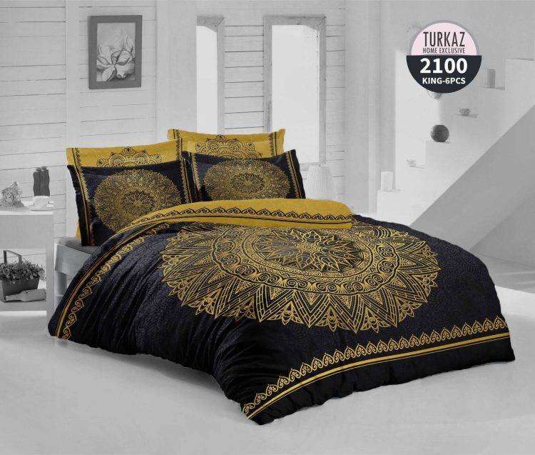 ست روتختی دو نفره 6 تکه طرح 2100