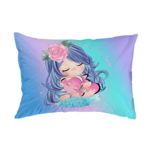 روبالشی دخترانه طرح پری‌دریایی ست روتختی ESPIR C119