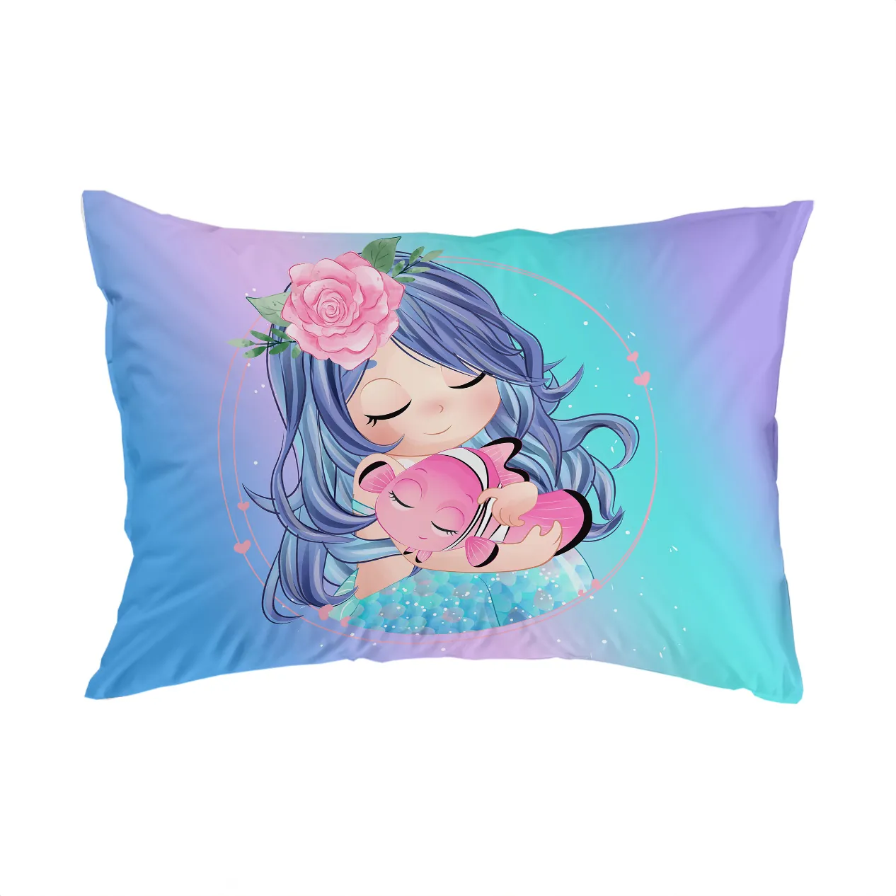 روبالشی دخترانه طرح پری‌دریایی ست روتختی ESPIR C119