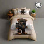 روتختی تک نفره ESPIR C121 طرح خرس با چاپ دیجیتال – ترکاز