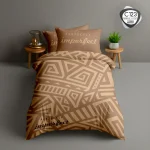 روتختی یکنفره اسپیر C123 طرح Perfectly Imperfect با هندسه مدرن – ست ۴ تکه