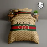 روتختی تکنفره ESPIR C128 طرح گوچی Gucci؛ ست ۴ تکه ترکاز