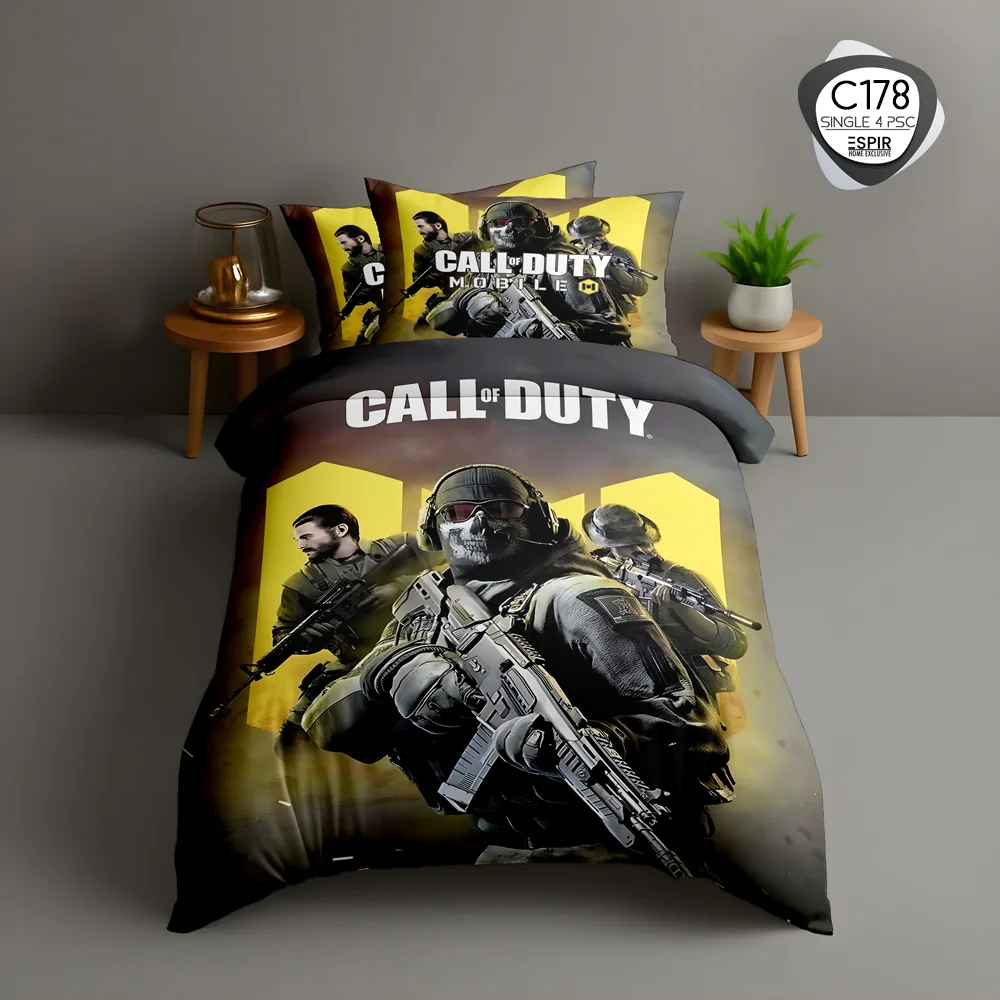 روتختی تک‌نفره اسپیر C178 طرح بازی کال آف دیوتی Call of Duty با چاپ دیجیتال