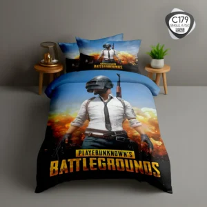 روتختی تک‌نفره اسپیر C179 طرح بازی پابجی PUBG با چاپ دیجیتال