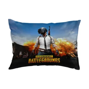 روبالشی طرح کاراکتر بازی پابجی PUBG با پس‌زمینه انفجار – ست روتختی ESPIR C179