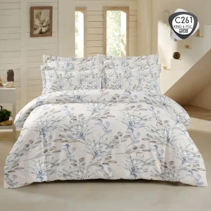 ست لحاف دو نفره اسپیر C261 با طراحی چاپی ملایم و لطیف
