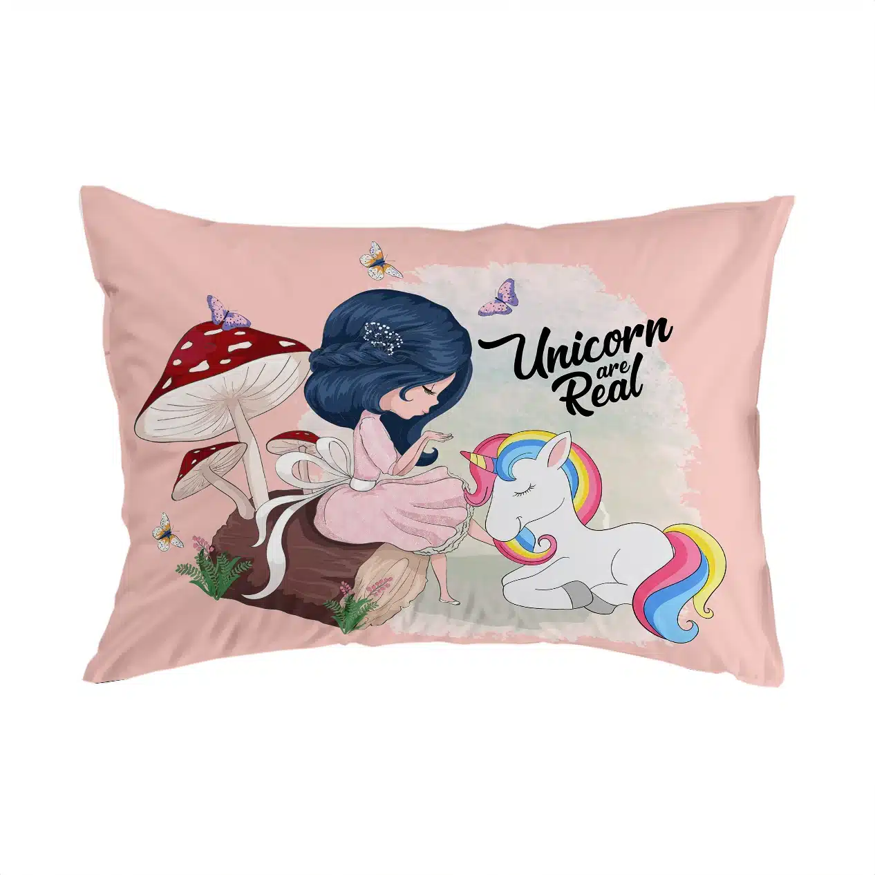 روبالشی چاپی طرح یونیکورن ست روتختی ESPIR C141