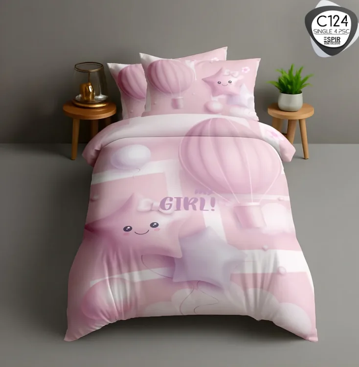 روتختی تک نفره 4 تکه طرح c124
