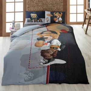 طرف زیر روتختی ترکاز 1105؛ طرح خرس عکاس با چاپ دیجیتال