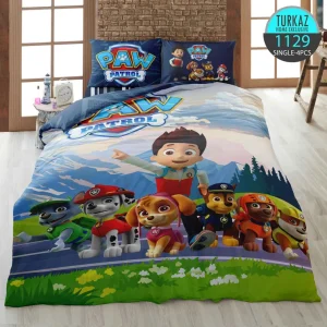 روتختی تک نفره ترکاز 1129 طرح سگ‌های نگهبان PAW Patrol – رویه لحاف چاپ دیجیتال