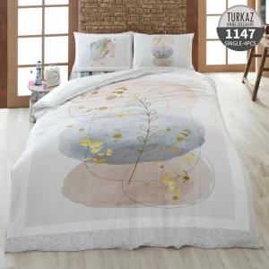 روتختی ترکاز مدل 1147 طرح انتزاعی طلایی - نمای زیره لحاف